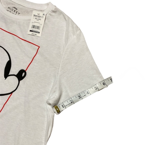 Disney Mickey Mouse White Juniors T Shirt Size XXL NEW NWT - Picture 6 of 12